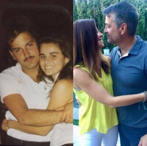 Jake Taylor parents Jennifer Taylor and Paul Then and now.